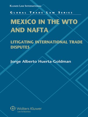 cover image of Mexico in the WTO and NAFTA